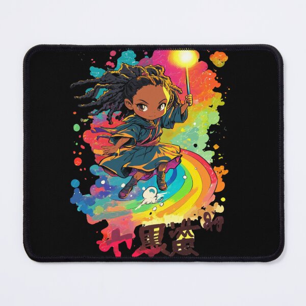 Item preview, African American Cute Chibi Witch designed and sold by PrintsByFrank.