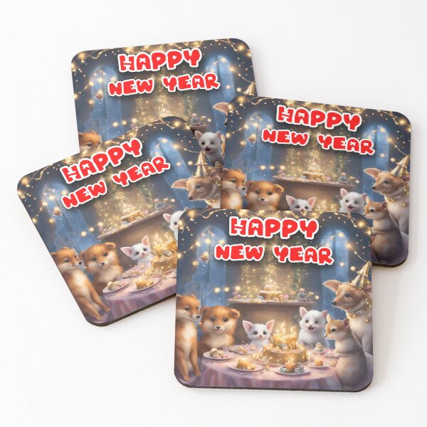 Item preview, Happy new year Pet's party D designed and sold by VeenyOcicat.