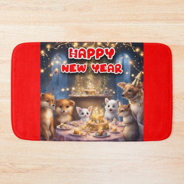 Item preview, Happy new year Pet's party D designed and sold by VeenyOcicat.