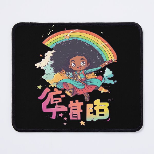 Item preview,  African American Cute Chibi Witch designed and sold by PrintsByFrank.