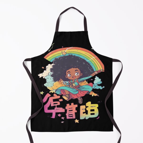 Item preview, African American Cute Chibi Witch designed and sold by PrintsByFrank.
