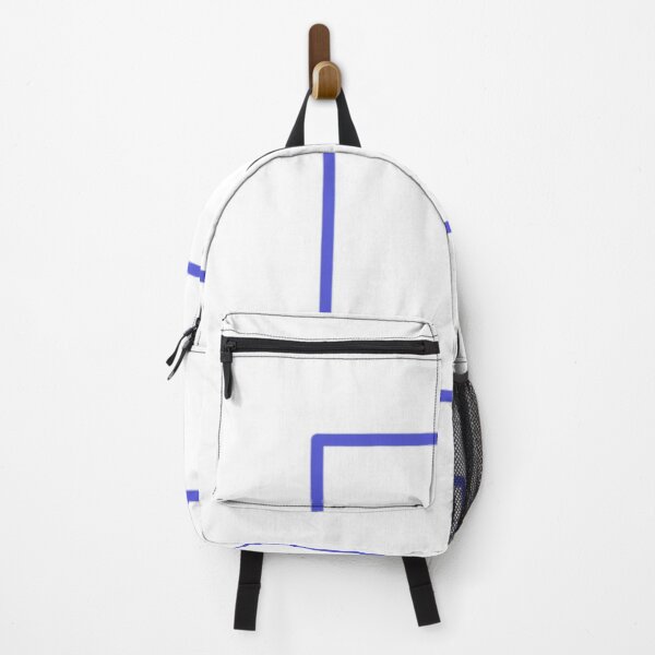 Item preview, Minimalistic Blue Outlined Square Shape on White Background designed and sold by Beautiful art store.