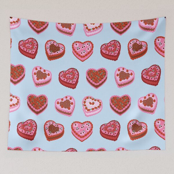 Item preview, Pink Heart Shaped Cakes designed and sold by newburyboutique.