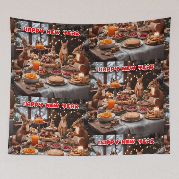 Item preview, Happy new year Pet's party F designed and sold by VeenyOcicat.