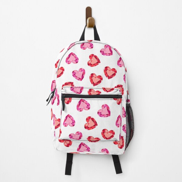 Item preview, Red & Pink Diamond Heart Love Pattern designed and sold by newburyboutique.