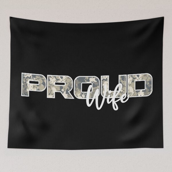 Item preview, Support our troops, Proud Wife, Military support designed and sold by Tactical6.