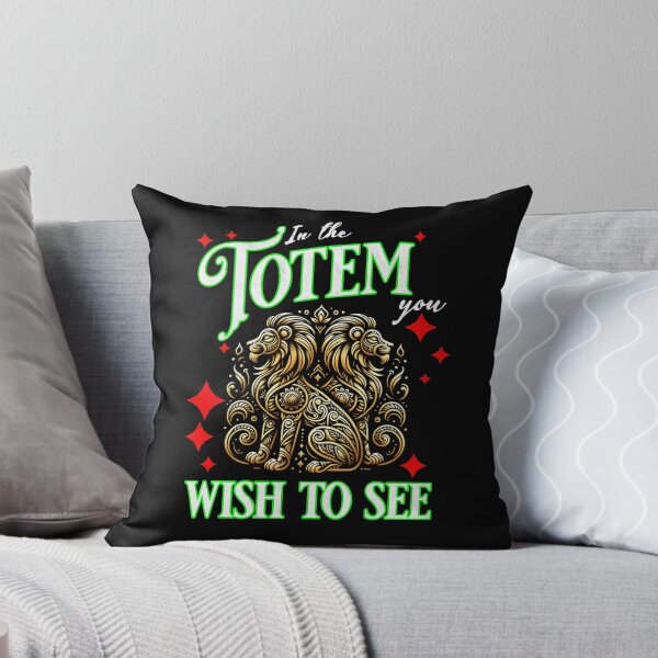 Item preview, Golden Totem Lion Artwork with Message designed and sold by Taans-Creation.