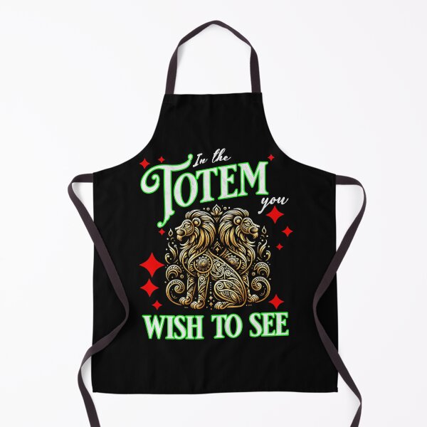 Item preview, Golden Totem Lion Artwork with Message designed and sold by Taans-Creation.