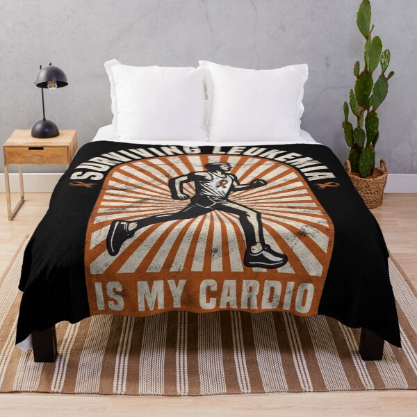 Item preview, Surviving Leukemia is My Cardio Retro Leukemia Survivor Running  designed and sold by TeeByDesignsCo®.