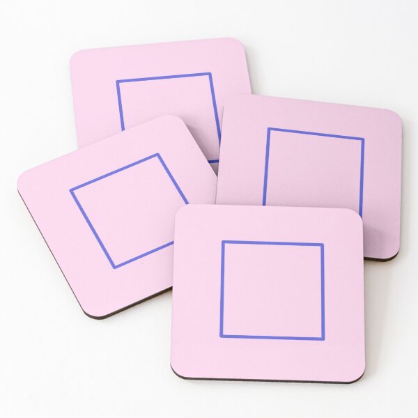 Aperçu de l'œuvre Forme carrée avec contour bleu créée et vendue par Beautiful art store.