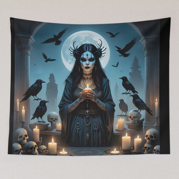 Item preview, Voodoo witch with crows designed and sold by GothicRubette.