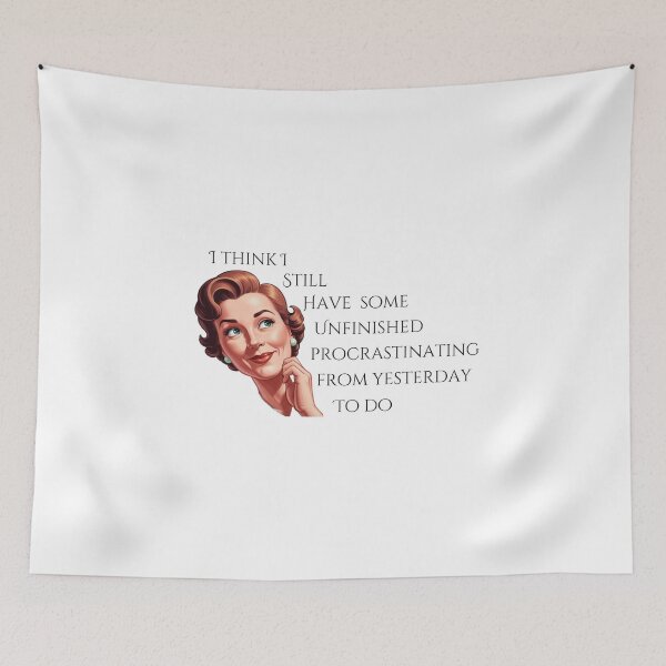 Item preview, Catching up on procrastination  designed and sold by KJGHeadRowdy.