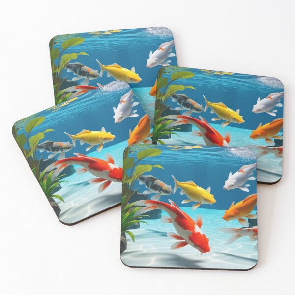 Item preview, Vibrant Harmony: The Grace of Colorful Koi designed and sold by Chippychips1.