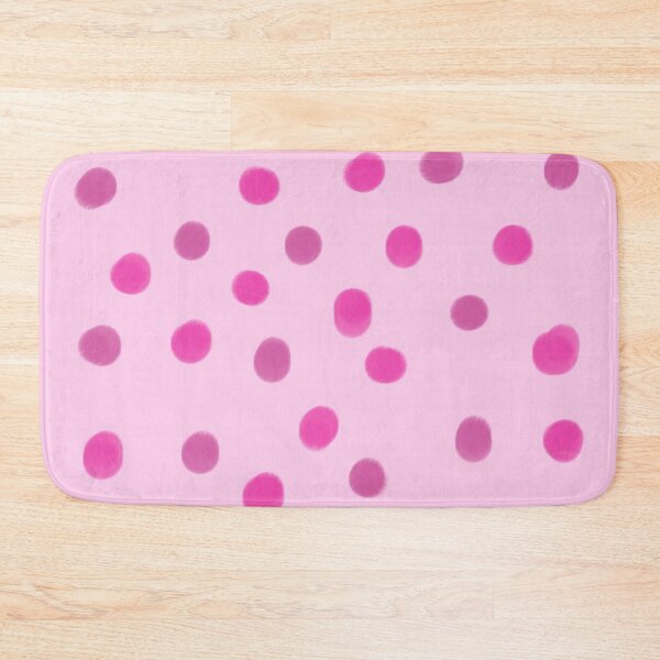 Item preview, Bright Pink and Purple Dots Patterned on Light Pink Background designed and sold by Beautiful art store.