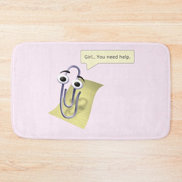 Item preview, Vintage Clippy: A 90s Microsoft Classic Retro Girl designed and sold by cherrytheory.