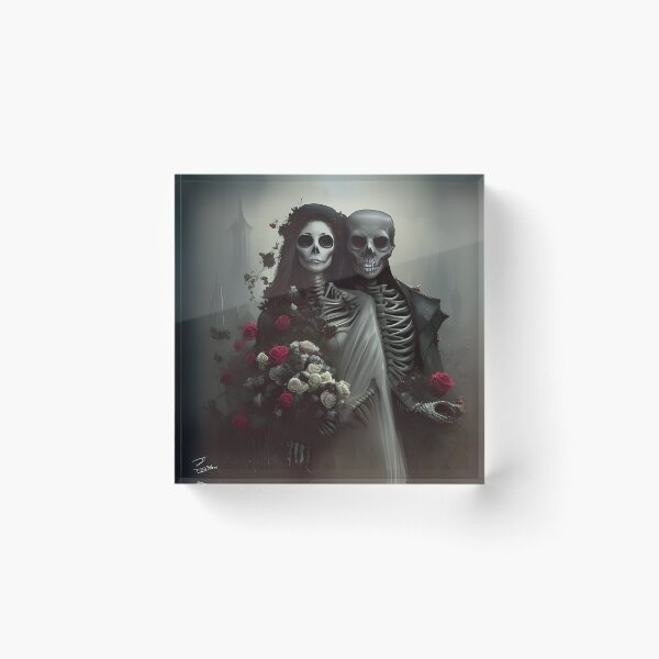 Item preview, Gothic love, till death and after, goth wedding designed and sold by GothicRubette.