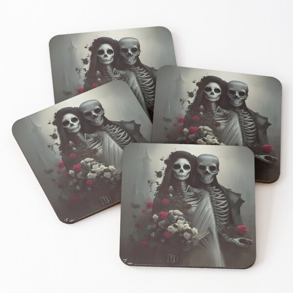 Item preview, Gothic love, till death and after, goth wedding designed and sold by GothicRubette.