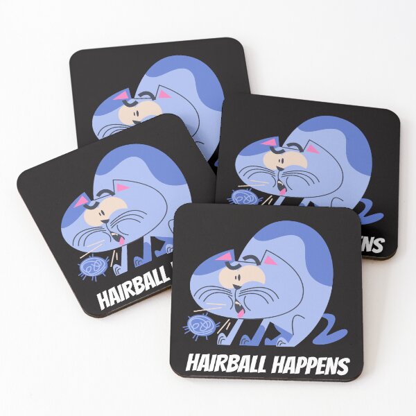 Item preview, Cat coughing up hairballs designed and sold by Orens POD.