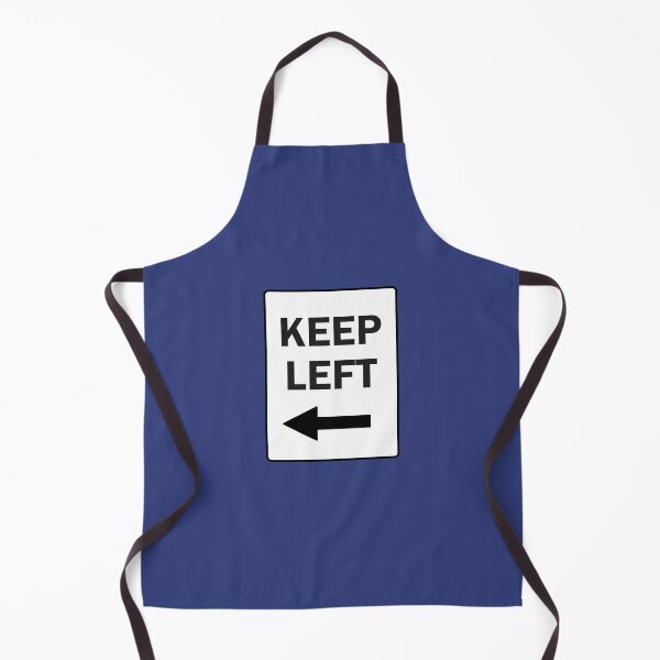 Item preview, KEEP LEFT, Black and White Sign with Arrow designed and sold by AASparksDesigns.