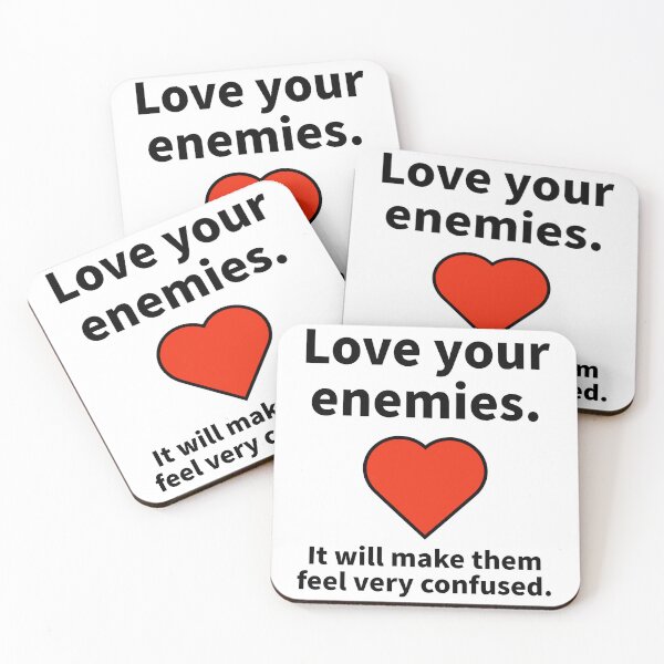 Item preview, Love your enemies  designed and sold by Rachel the Artist .