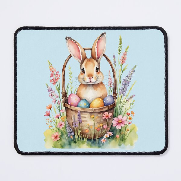 Item preview, Watercolor Easter Bunny designed and sold by Magnolia Valley Art.