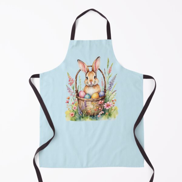 Item preview, Watercolor Easter Bunny designed and sold by Magnolia Valley Art.