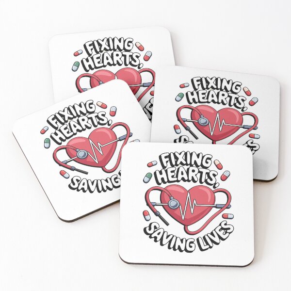 Item preview, Fixing Hearts, Saving Lives - Valentine's Day Gift for Doctors designed and sold by VioladesignByRW.