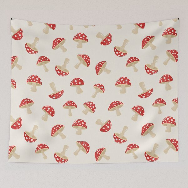 Item preview, Retro Red Magic Mushrooms designed and sold by newburyboutique.