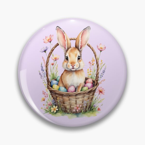 Item preview, Watercolor Easter Bunny 2 designed and sold by Magnolia Valley Art.