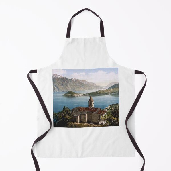 Item preview, Church in Lake Como designed and sold by 19th Century in Color.