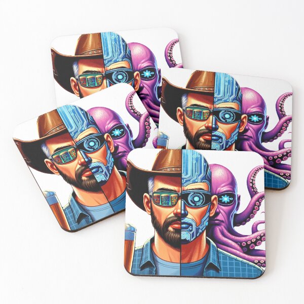 Item preview, Cowboy Geek Squid Beer Guns designed and sold by Shonner.
