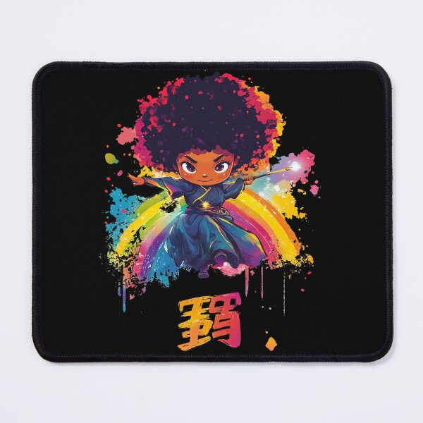 Item preview, African American Cute Chibi Witch designed and sold by PrintsByFrank.