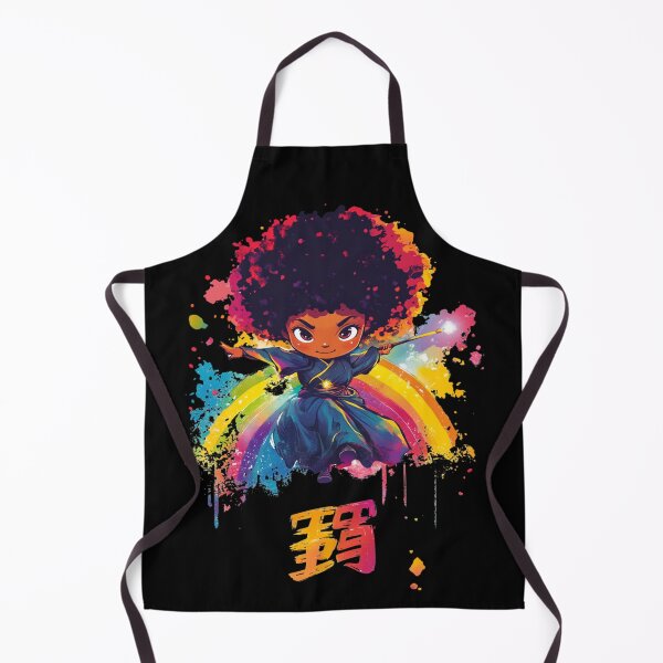 Item preview, African American Cute Chibi Witch designed and sold by PrintsByFrank.