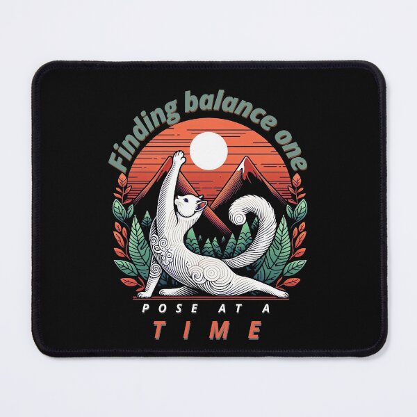 Item preview, Finding balance one pose at a time designed and sold by DRE-AM.