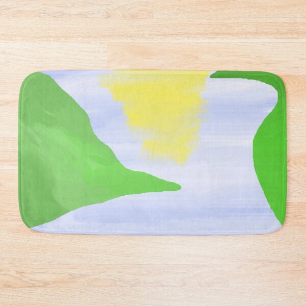 Item preview, River Landscape at Sunrise with Green Hills and Calm Waters designed and sold by Beautiful art store.