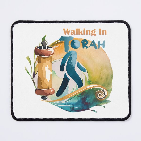 Item preview, Abstract watercolor Design - Walking In Torah - Christian Hebrew designed and sold by Narrow-Path.