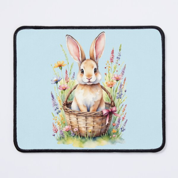 Item preview, Watercolor Easter Bunny 3 designed and sold by Magnolia Valley Art.
