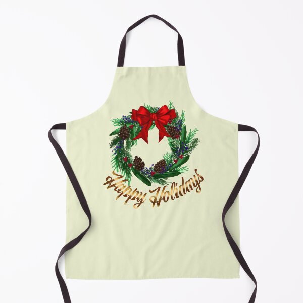 Item preview, Happy Holidays Wreath designed and sold by Ibnat Ali.