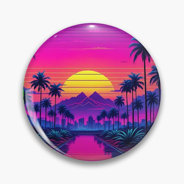 Item preview, Neon Jungle at Dusk Vaporwave designed and sold by Taans-Creation.