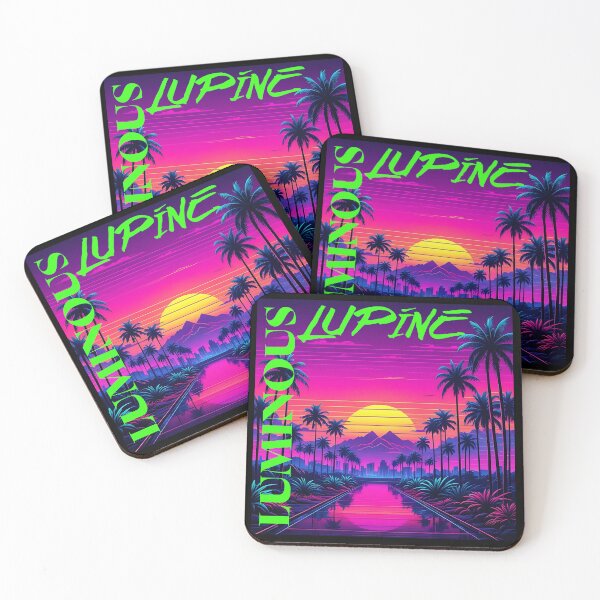 Item preview, Neon Jungle at Dusk Vaporwave designed and sold by Taans-Creation.