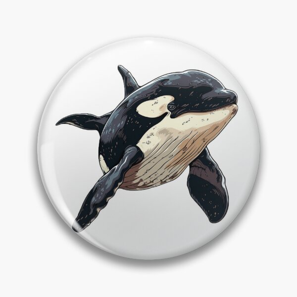 Item preview, blue whale designed and sold by Stickermagician.