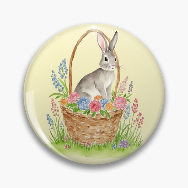 Item preview, Watercolor Easter Bunny 4 designed and sold by Magnolia Valley Art.