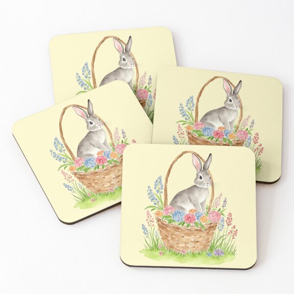 Item preview, Watercolor Easter Bunny 4 designed and sold by Magnolia Valley Art.