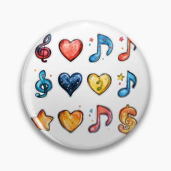 Item preview, musical notes designed and sold by Stickermagician.