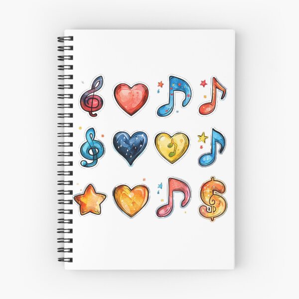 Item preview, musical notes designed and sold by Stickermagician.