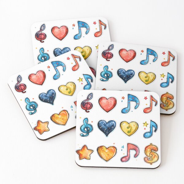 Item preview, musical notes designed and sold by Stickermagician.