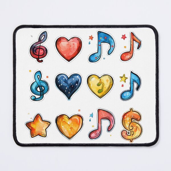 Item preview, musical notes designed and sold by Stickermagician.