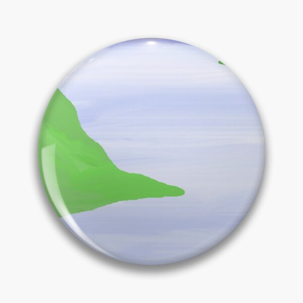 Item preview, Night Landscape With Green Hills and Full Moon Reflection designed and sold by Beautiful art store.