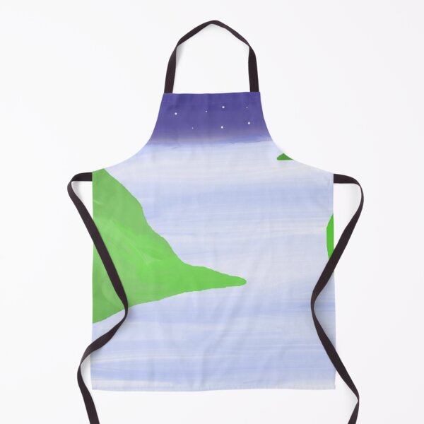 Item preview, Night Landscape With Green Hills and Full Moon Reflection designed and sold by Beautiful art store.