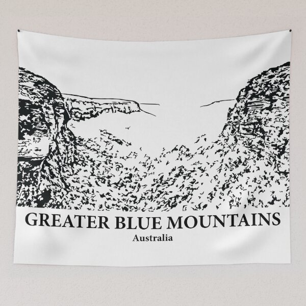 Item preview, Greater Blue Mountains Area - Australia designed and sold by Lakeric Cityscapes.